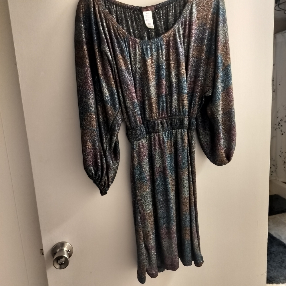 Mark Women's Long Sleeve Multicolor Dress